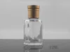 3 ml 6 ml 12ml Mini vidro Frasco de perfume Viagem Cosmetic recipiente vazio garrafa reutilizável transporte rápido