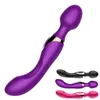 10 Geschwindigkeiten Vibratoren für Frauen Zauberstab Körpermassagegerät Sexspielzeug von 3 Farben, Dildo stimulieren weibliche Klitoris oder Analsex Produkte MX191228