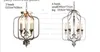 Amerikansk stil 3 / 6head Crystal Pendant Lights Nordic Franska Trädgård Enkel Retro Iron Restaurant Trappor Hängsmycke Lampor Myy