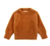 Baby Winter Clothes Girls Fur Fleece Coat Sweaters Boys Pullover Cardigan Mode Ytterkläder Kids Outwear Barn Långärmad Jumper Tops D6286