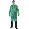 Housse de pluie en plastique Portable vêtements de pluie imperméable extérieur jetable Transparent avec capuche imperméable Camp pluie Cape à capuche Ponchos