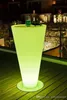 Höjd 110 cm Vattentät Trådlös LED Upplyst Vertikal Möbler RGB Cocktail Bar Uppladdningsbara Inomhus / Utomhus Garden Manor Dekorationer