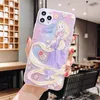 Telefonväska Mode Mobiltelefonväska till iPhone 7 8 x XR XS 11 Pro Maxx Mermaid Cartoon Soft Shell Protective Case