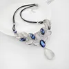 Hot Mode-sieraden Dameskat Oog Hanger Ketting Crystal Rhinestone Elegant Eenvoudige dubbele touw ketting S369