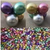 50pcs / parti 12inch nya glansiga metallpärl latexballonger tjocka krom metalliska färger uppblåsbara luftbollar globos födelsedagsfest dekor s6de