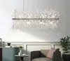 Snowflake Chandelier Nordic lâmpada do estilo de personalidade criativa de cristal Modelo Atmosfera luxo luz Sala Iluminação MYY