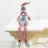 4 styles de poupées de Noël faites à la main gnomes de Noël sans visage en peluche ornements cadeaux enfants décoration de Noël DC944