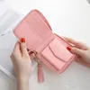 Selling Genuine Leather Women Short Wallet Zipper Purse Short Handbag 3 Colors For Girl Lady Nice Gift Money Bag K2930279N