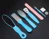 Fashion Art Accessoires 8 in 1 Pedicure Kits Rasp Foot File Callus Remover Set Blue Nail Care Tools