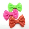 38 Kolory 4 -calowe cekiny Bow DIY Opaski na głowę Akcesoria Butique Butique Hair Bow Bez aligatora dla dziewcząt M7915204844