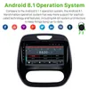 Estéreo de vídeo de carro Android de 9 polegadas com GPS para 2011-2016 Renault Captur Clio Samsung QM3 Manual A/C