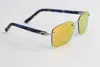 Neue verkaufende randlose Sonnenbrille Marmor kariertes Planken-optisches 8200759 Metallsonnenbrille-Art und Weisequalitäts-Brillen-Spiegel-Objektiv-Unisex