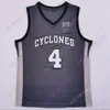 Coe1 Iowa State Cyklony koszulki koszykówki NCAA College Jaren Holmes Gabe Kalscheur Caleb Grill Osun Osunniyi Aljaz Kunc Lipsey Jones Haliburton Niang Niang