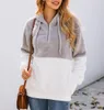 Sweats à capuche européens automne et hiver mode poche zippée barboteuse blouse pull en peluche soutien lot mixte