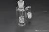 Vendita calda 90 gradi 18mm ashcatcher tubi dell'acqua in vetro matrice percolatore gorgogliatore ash catcher inebriante bong dab bong di alta qualità Bubbler Ashcatcher