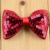 Nuevas arcos de lentejuelas de cinta de seda con clip bordado de regalo dulce para niñas para niñas lindas horquillas para niños accesorios para el cabello
