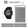 Waterproof Sport Men's Watch SKMEI Wrist Watch For Men Chronograph Countdown Digital Bracelet Alarm Clock