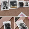 ポリ塩化ビニールのビニール袋の真珠のプラスチックポリPolyop PackingジッパーZip小売クリアホワイトパッケージジュエリーフード多くのサイズが入手可能50％オフ