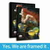 Peinture Waterhouse Redhead Mermaid HD Imprimer bureau Décoration murale Art toile encadrée Art - Prêt à accrocher - Support de personnalisation