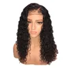 Perruque Lace Frontal Wig 360 brésilienne Remy, cheveux naturels, Deep Curly, Swiss LaceFront, pre-plucked, pour femmes noires, 8977788