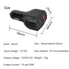 Universal 3 USB-portar Qualcomm QC3.0 Snabb laddare 7a 32V Snabb billaddare till iPhone Samsung Huawei Tablet CE FCC RoHS certifierad