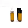 51mm/36mm Glass Pill Case smoking Vial Bottle Snuff Snorter Dispenser Bullet Rocket Container Box with Plastic Spoon Cap accessories