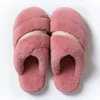 Designer-n Мужские тапочки меховые сандалии в помещении храните теплые домашние туфли резиновые плоские тапочки 37-45 стиль 8 розовый коричневый синий