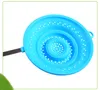 Silicone Colander Folding Noodles Colander drenagem Cesta de fruta vegetal de lavagem Filtro dobrável de silicone Drainer com punho