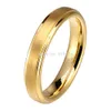 Soul Men 1 Pair Gold Color Tungsten Carbide Wedding Band Rings Set For Him And Her 6mm For Men 4mm For Women Brushed Finish J190717283743