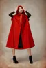 Chic Women Designer Winter Coats Cloak with Hood Faux Fur Bridal Jackets Wrap Plus Size Capes Custom Made