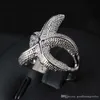 large silver rings for women