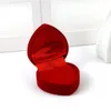 ДЕВУДЕНИЕ Организатор коробки кольца Серьги Сервица Маленькая подарочная коробка DIY CRAFT DISPARECED Свадьба и т. Д. Red Heart Velvet281O