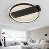 Modern LED tavan ışık Kare Yuvarlak Gömme montaj Alüminyum Tavan Lambası Armatür avizeler Siyah Beyaz vücut Oturma Odası Yatak odası için