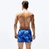 Mens Summer Fashion Swimwear Maiô Praia Calças Curtas Camo Shorts Swim Trunks Natação Surf Plus Size264G