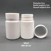 50pcs 60 ml 60ccm HDPE weiße leere Apotheke nachfüllbare Vitamin -Kapseln Flaschen mit Schraubenverschlüssen und Dichtungen7666972
