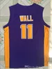 Мужчины John Basketball 11 Wall High School Jerseys Holy Ram Jersey Purple Team Дышащий чистый хлопок для любителей спорта Отличное качество