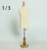 Fashion 1/3 Female dress form Mannequin,jewelry flexible women Student sewing,1:3scale Jersey bust ,adjustable rack Mini Size,C810