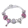 trendy women's fashion bead bracelet, flower fairy, brand bracelet