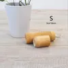 Preference 3 Size Handmade Bamboo Tea Canister Spice Caddy Storage Box Organizer Tea Leaves Storage Bottle Tubes Spice Jars288m