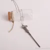 Vine Movie Inspired Magic Wand Pendant Collier Antique Bronze Silver for Head Gift CX3186343125