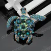 2019 Nuovo stile Style European e americano Personalità in stile Crystal Turtle Pin Accessorio per le donne