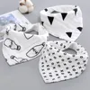 4 Schichten Neugeborenes Baby Jungen Mädchen Lätzchen Cartoon INS Druck Baumwolle Kleinkind Handtuch Bandanas Schal Kinder Krawatte Kinder Schal 16 Stile C6883