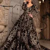 Robes de bal Yousef Aljasmi avec surface détachable Overskirt V-Neck Robes du soir Split Split Arabic Luxury Plus taille Robe Formal Robe Party Wear 313V