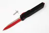 Wysokiej Jakości Mikro Munroe CYP Red Blade Flat Slider D2 7075 Aluminiowa Polowanie Składane Kieszonkowe Survival Nóż Xmas Prezent Dla Mężczyzn Kopie