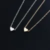 Hängsmycke Halsband Trendigt Tiny Heart Short Pendant Halsband Kvinnor Guldpläterad Kedja Lover Lady Tjej Gåvor Bijoux Vackert kedja halsband