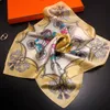 4 pièces femmes foulard en soie marque foulard en soie femmes lettre châle écharpe mode cou anneau cadeau de noël Whole5889898