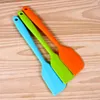 Spatule en silicone Pâte 21 cm Grattoir Spatule à gâteau en caoutchouc antiadhésive pour la cuisson Cuisson Résistant à la chaleur Lave-vaisselle Outils à gâteaux M1526