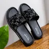 Newest Men's shoes sandals and slippers summer home slippers printing tide brand ins word drag non-slip personality outdoor beach shoes