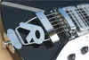 6 Strings, Krom Donanım, HHH Transfer, Beyaz Pickguard ile Fabrika Custom Siyah Elektro Gitar, Özelleştirilmiş olabilir