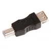 Connecteur de convertisseur d'adaptateur de Scanner d'imprimante USB noir haute vitesse USB2.0 Type A femelle à type B mâle